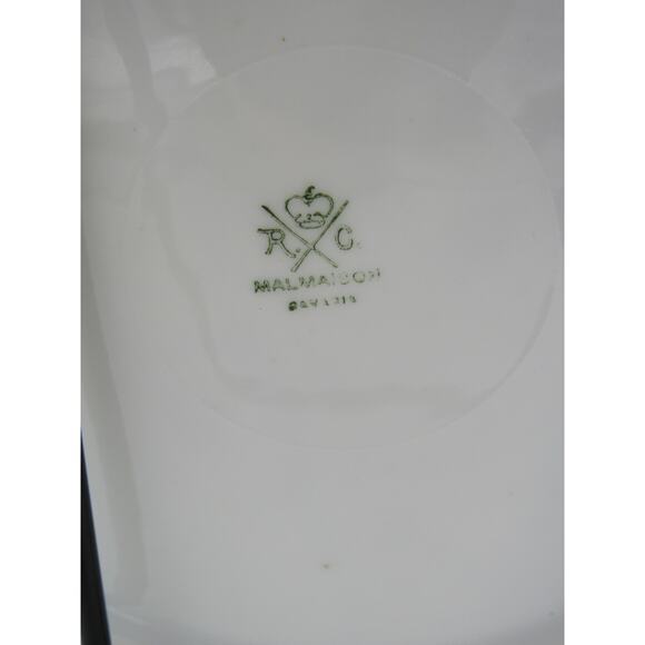 RC Moliere Bavaria Rosenthal Reticulated Plate Hand-Painted Flowers Gold Trim - Picture 7 of 12